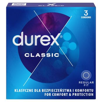Durex Classic Prezerwatywy 3 sztuki