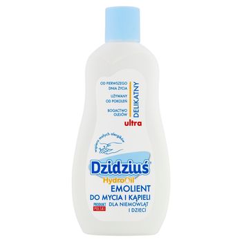 Dzidziuś HydroOil Emolient do mycia i kąpieli dla niemowląt i dzieci 300 ml