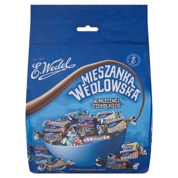 E. Wedel Mieszanka Wedlowska Cukierki w  czekoladzie mlecznej 490 g