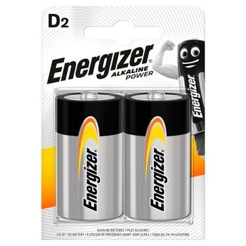 Energizer Alkaline Power D-LR20 1,5V Baterie alkaliczne 2 sztuki