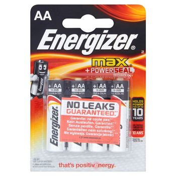Energizer Max AA-LR6 1,5V Baterie alkaliczne 4 sztuki