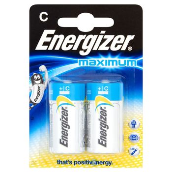 Energizer Maximum C-LR14 1,5V Baterie alkaliczne 2 sztuki