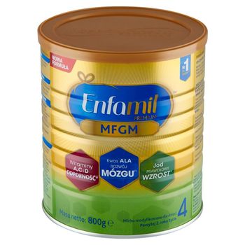 Enfamil Premium MFGM 4 Mleko modyfikowane dla dzieci powyżej 2. roku życia 800 g