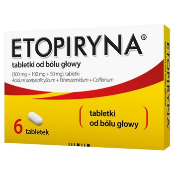 Etopiryna (300mg   50mg   100mg) x 6 tabl. /display x 6/
