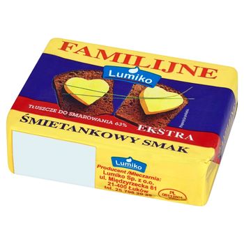 Familijne Tłuszcze do smarowania 63% ekstra 200 g