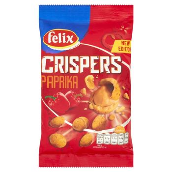 Felix Crispers Orzeszki ziemne smażone w chrupkiej skorupce o smaku paprykowym 70 g