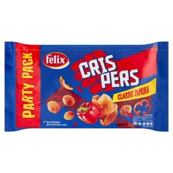 Felix Crispers Orzeszki ziemne smażone w skorupce o smaku paprykowym 260 g