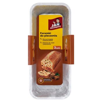 FOREMKA ALU DO PIECZENIA KEKS 3SZT