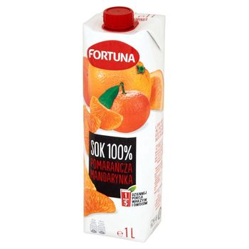 Fortuna Pomarańcza mandarynka Sok 100% 1 l