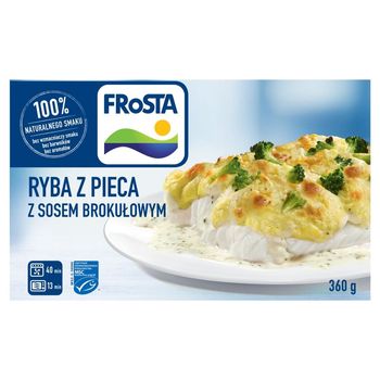 FRoSTA Ryba z pieca z sosem brokułowym 360 g