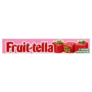 Fruittella Cukierki do żucia o smaku truskawkowym 41 g