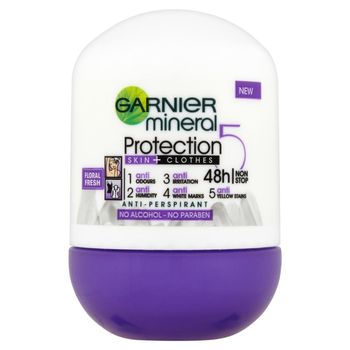 Garnier Mineral Protection 5 Floral Fresh Antyperspirant w kulce bez alkoholu 50 ml