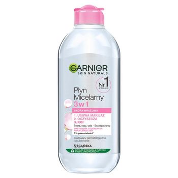 Garnier Skin Naturals Płyn micelarny 3w1 400 ml