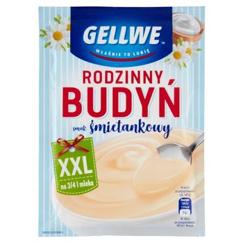 Gellwe Rodzinny budyń smak śmietankowy 64 g
