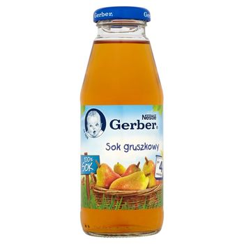 Gerber 100% Sok gruszkowy po 4 miesiącu 300 ml