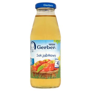 Gerber 100% Sok jabłkowy po 4 miesiącu 300 ml