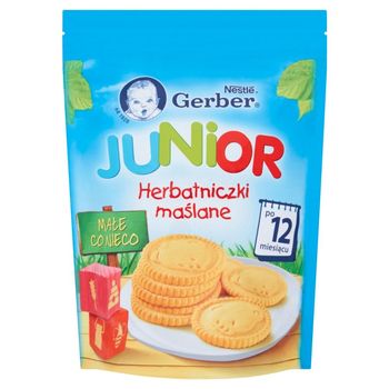 Gerber Junior Herbatniczki maślane po 12 miesiącu 180 g