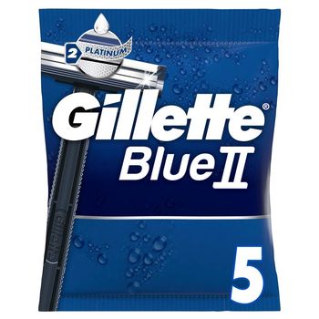 Gillette Blue II Maszynki jednorazowe dla mężczyzn 5 sztuk