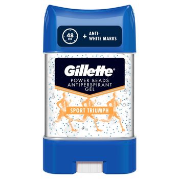 Gillette Sport Triumph Przezroczysty żel z granulkami Power Beads 