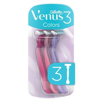 Gillette Venus 3 Maszynki jednorazowe do golenia dla kobiet, 3 sztuki