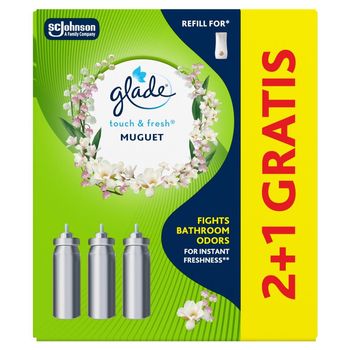 Glade Touch & Fresh Muguet Zapas do odświeżacza powietrza 30 ml (3 x 10 ml)