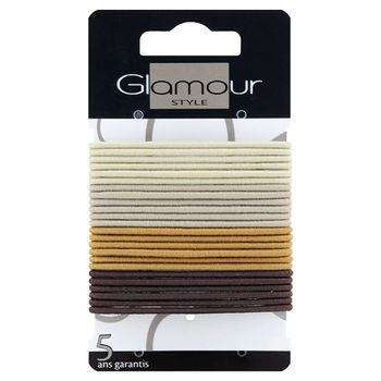 Glamour Gumki cienkie kolorowe 24 sztuki