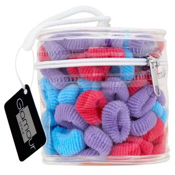 Glamour Ozdoba gumeczki do włosów 100 sztuk