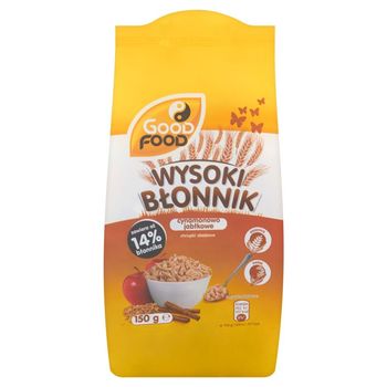 Good Food Wysoki Błonnik Cynamonowo-jabłkowe chrupki zbożowe 150 g
