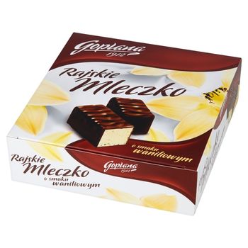 Goplana Rajskie Mleczko o smaku waniliowym Pianka w czekoladzie 380 g