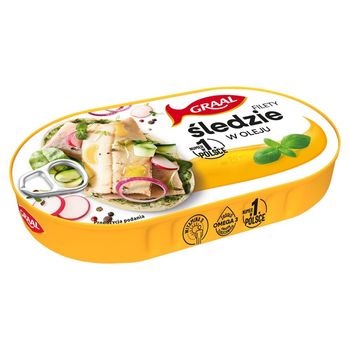 Graal Filety ze śledzia w oleju 170 g