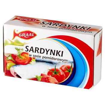 Graal Sardynki w sosie pomidorowym 125 g
