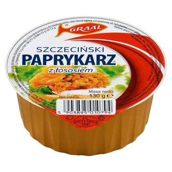 Graal Paprykarz szczeciński z łososiem 130 g