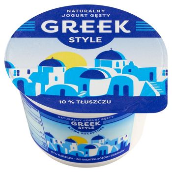Greek Style Naturalny jogurt gęsty 180 g