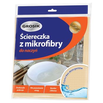 Grosik Ściereczka z mikrofibry do naczyń