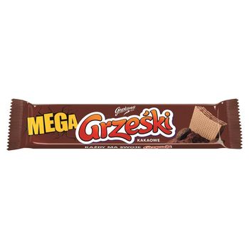 Grześki Mega Wafel przekładany kremem kakaowym 34 g