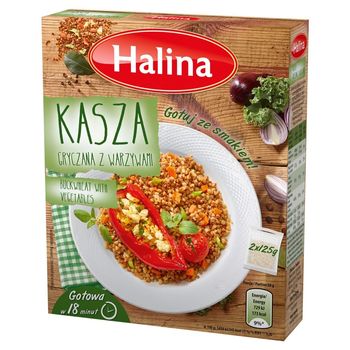 Halina Kasza gryczana z warzywami 250 g (2 torebki)