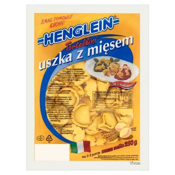 Henglein Tortellini Uszka z mięsem 250 g