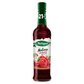 Herbapol Suplement diety malina z żurawiną 420 ml