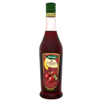 Herbapol Żurawina z acerolą Syrop owocowy 435 ml