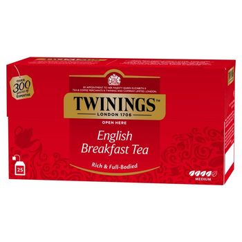 Twinings English Breakfast Czarna herbata 50 g (25 torebek)
