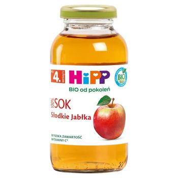 HiPP BIO Sok 100 % słodkie jabłka po 4. miesiącu 0,2 l