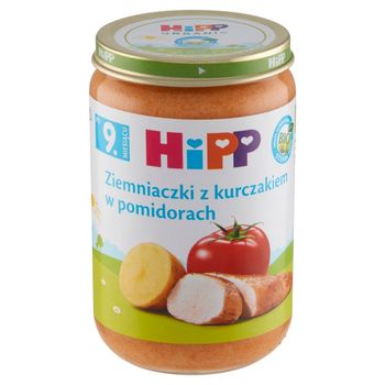 HiPP BIO Ziemniaczki z kurczakiem w pomidorach po 9. miesiącu 220 g