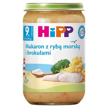HiPP Makaron z rybą morską i brokułami po 9. miesiącu 220 g