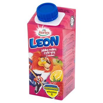 Hortex Leon Jabłka maliny cytryny z miodem Nektar 200 ml