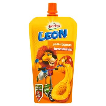Hortex Leon Jabłko banan brzoskwinia Koktajl owocowy 200 ml