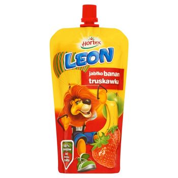 Hortex Leon Jabłko banan truskawka Koktajl owocowy 200 ml
