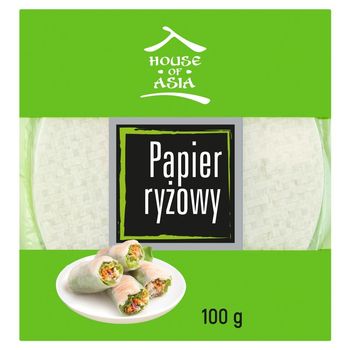 House of Asia Papier ryżowy okrągły 100 g