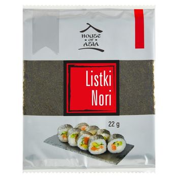 House of Asia Premium Listki nori 22 g (8 sztuk)