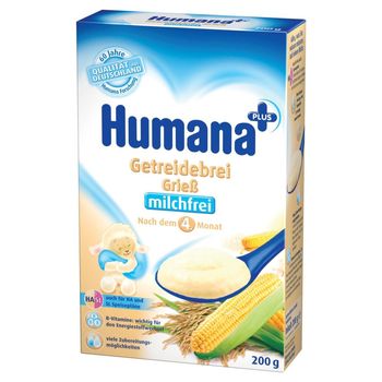 Humana Kaszka bezmleczna HA/SL ryżowo-kukurydziana po 4. miesiącu 200 g