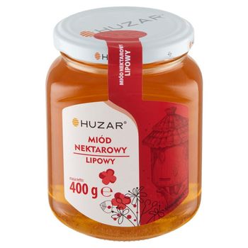 Huzar Miód nektarowy lipowy 400 g